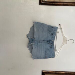 Levi's Light Blue Jean Shorts